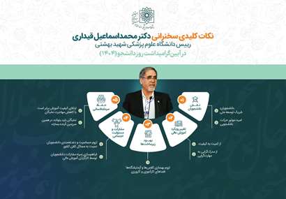 نکات کلیدی سخنان دکتر قیداری در مراسم روز دانشجو